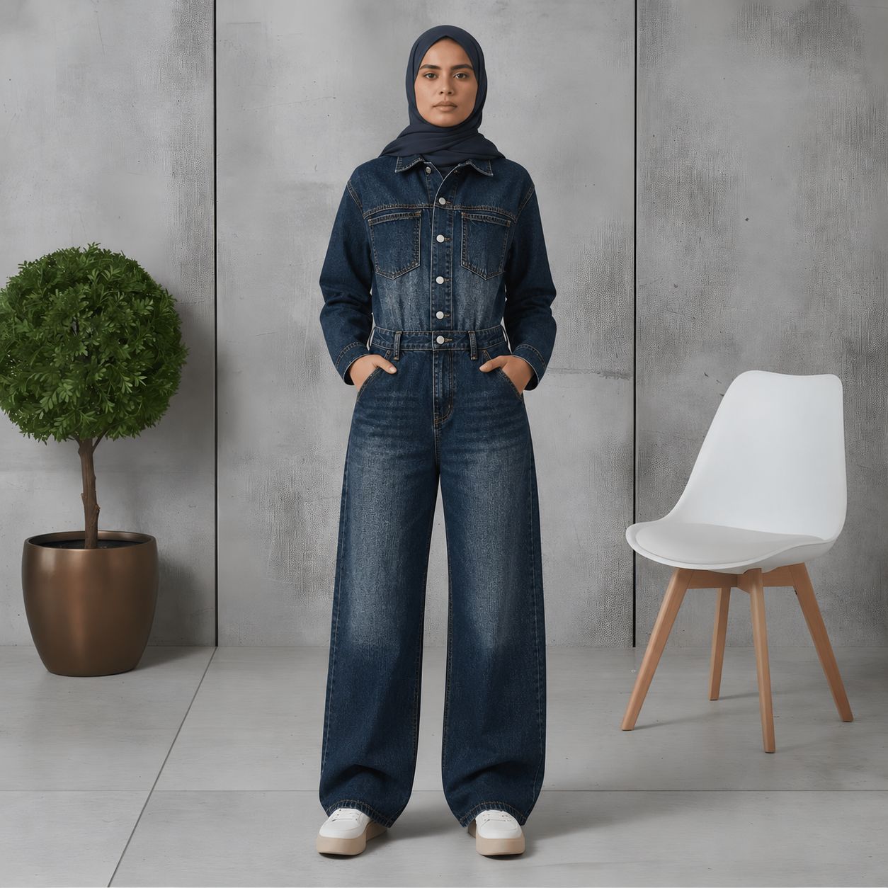 Jeans jumpsuit